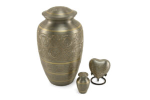 Classic Urn – Platinum Engraved (brass)