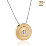 Eternity (Gold) Ash Pendant