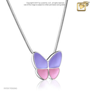 Wings of Hope (Lavender) Ash Pendant