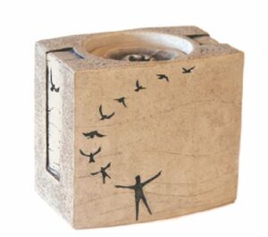 In Flight Candle Urn (stone)